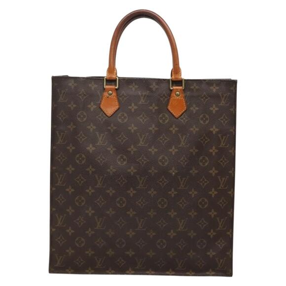 LOUIS VUITTON Monogram Sac Plat Hand Bag M51140 - Picture 3 of 16